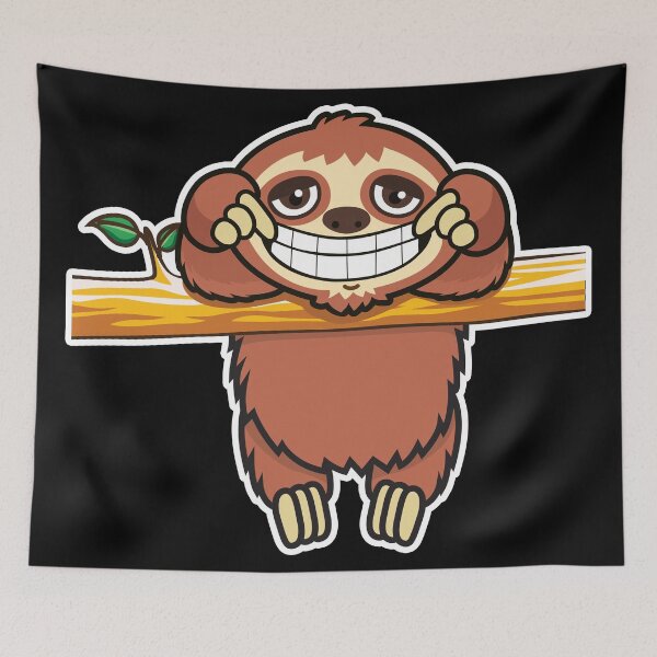 Item preview, Sloth grin designed and sold by plushism.