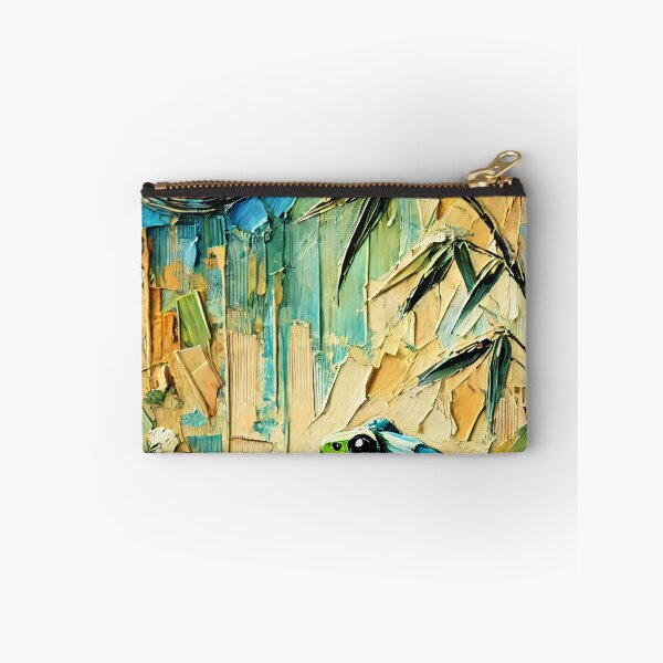 Item preview, Lunar Reflections: Vibrant Palette Knife Frog Art designed and sold by SakuraJapanArt.
