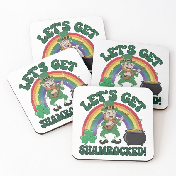 Item preview,  Irish St Patricks day Ireland - "Lets get Shamrocked ! St. Patrick's Tee" designed and sold by stickercuffs.