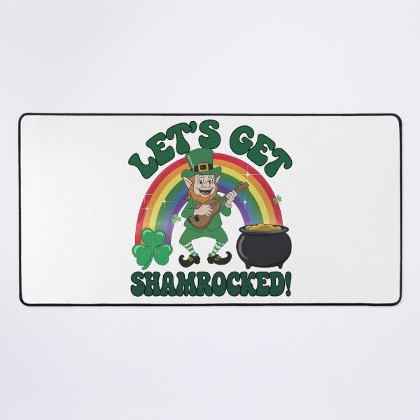 Item preview,  Irish St Patricks day Ireland - "Lets get Shamrocked ! St. Patrick's Tee" designed and sold by stickercuffs.
