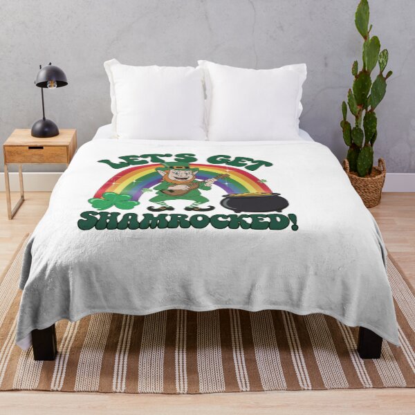 Item preview,  Irish St Patricks day Ireland - "Lets get Shamrocked ! St. Patrick's Tee" designed and sold by stickercuffs.
