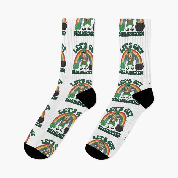 Item preview,  Irish St Patricks day Ireland - "Lets get Shamrocked ! St. Patrick's Tee" designed and sold by stickercuffs.