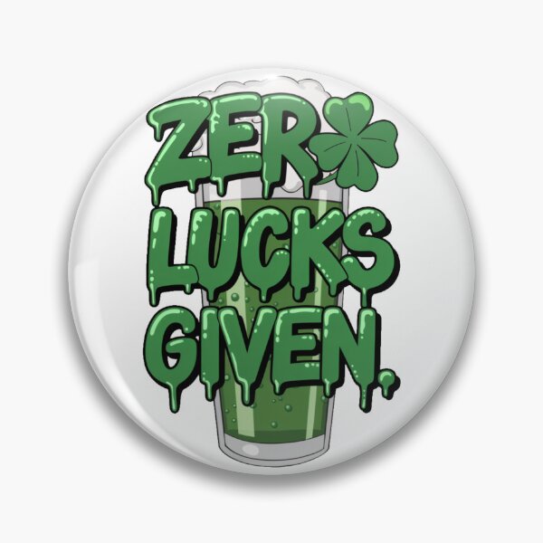 Item preview, Irish St Patricks day Ireland - "Zero Lucks Given St. Patrick's Tee" designed and sold by stickercuffs.