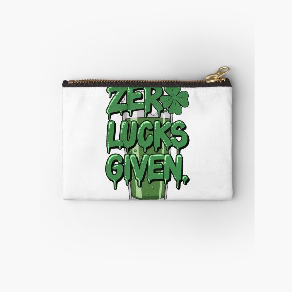 Item preview, Irish St Patricks day Ireland - "Zero Lucks Given St. Patrick's Tee" designed and sold by stickercuffs.