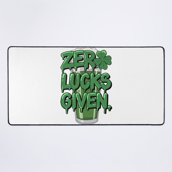 Item preview, Irish St Patricks day Ireland - "Zero Lucks Given St. Patrick's Tee" designed and sold by stickercuffs.