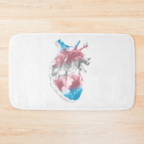 Item preview, transgender polygon heart designed and sold by missninjacookie.