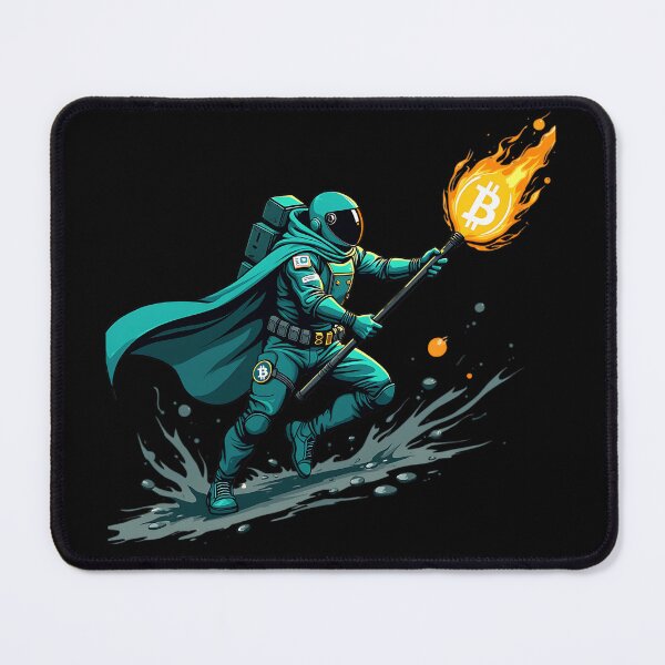 Item preview, Crypto Minotaur Lost in the Bitcoin Labyrinth designed and sold by RadDeck.