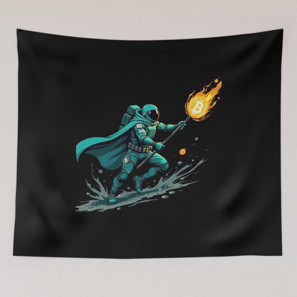 Item preview, Crypto Minotaur Lost in the Bitcoin Labyrinth designed and sold by RadDeck.