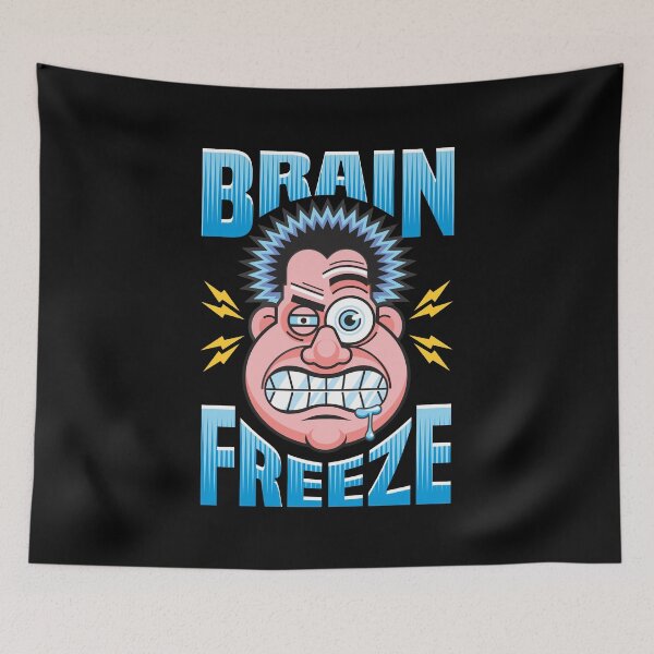Item preview, Brain Freeze - Funny Cartoon Design  designed and sold by Vector-Artist.