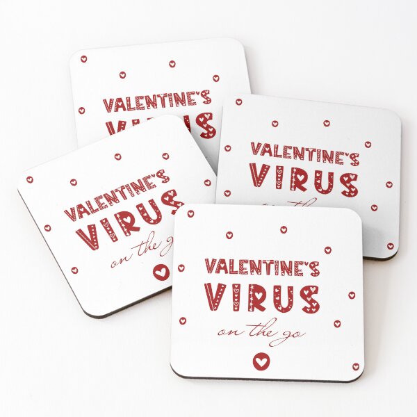 Item preview, VALENTINE'S VIRUS on the go, Unique designed and sold by villacreativa.