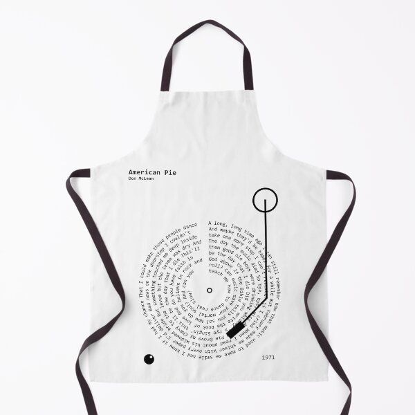 Item preview, American Pie, Don McLean Lyrics Poster designed and sold by MancBusyBee.