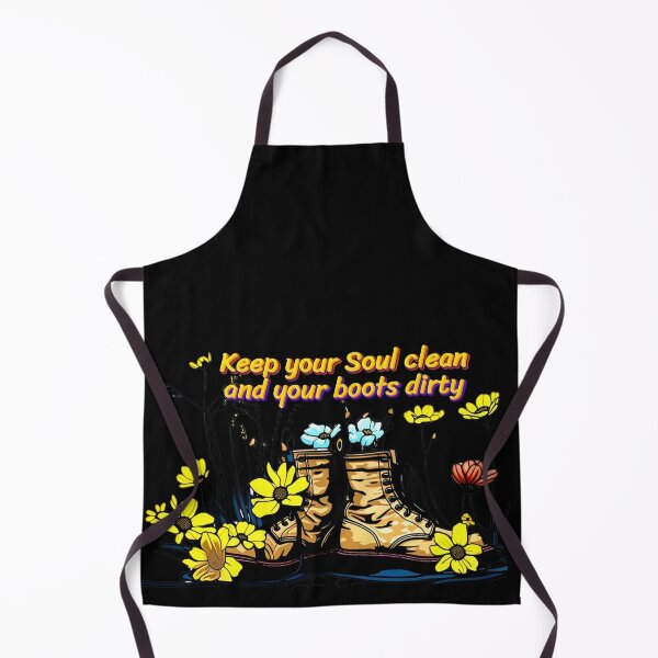 Item preview, Keep your soul clean and your boots dirty designed and sold by PrettyDecor.