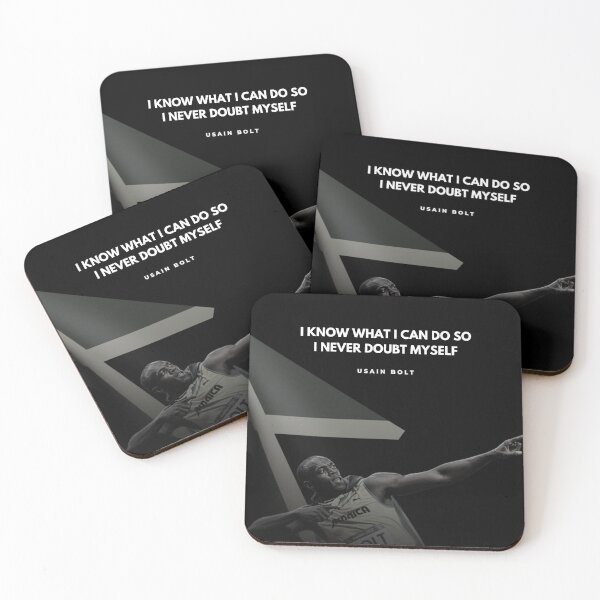 Item preview, Usain Bolt Motivational Quote Portrait designed and sold by SuccessInsanity.