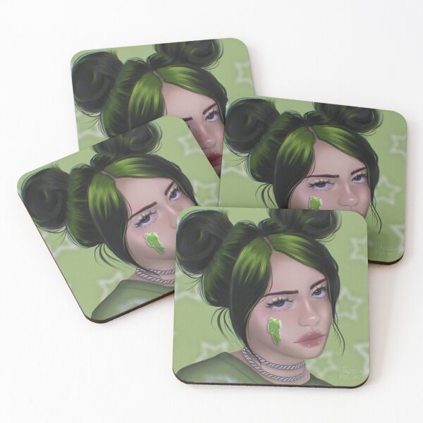 Item preview, Green Blohsh Billie Eilish  designed and sold by gloompoison.