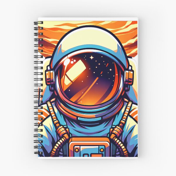 Item preview, Cosmic Explorer: Astronaut in Vibrant Space designed and sold by DanielC89.