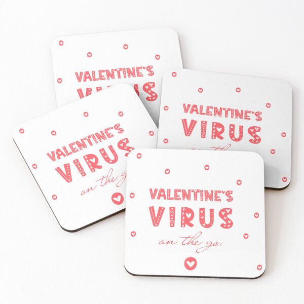 Item preview, VALENTINE'S VIRUS on the go, Unique designed and sold by villacreativa.
