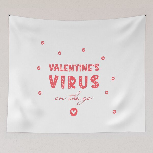 Item preview, VALENTINE'S VIRUS on the go, Unique designed and sold by villacreativa.