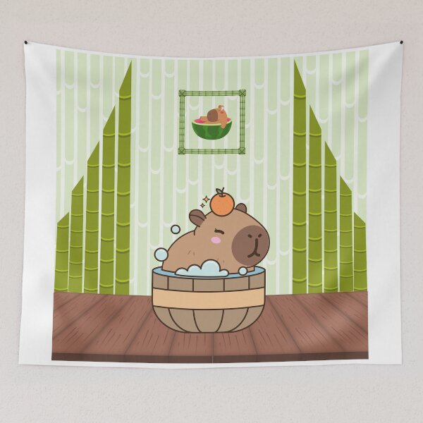 Item preview, Capybara bathe designed and sold by ArsyCreation.