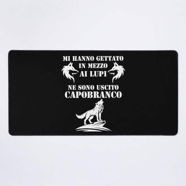 Item preview, Mi hanno gettato in mezzo ai lupi ne sono uscito capobranco designed and sold by superpixus.