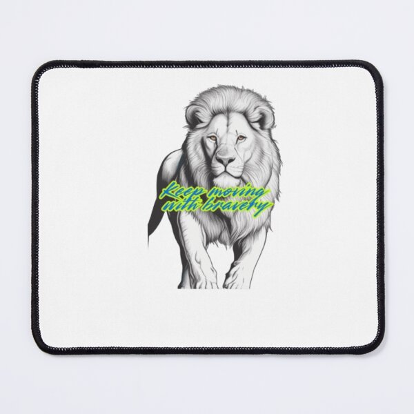 Item preview, Keep moving with bravery motivational quote designed and sold by auraRM studio.