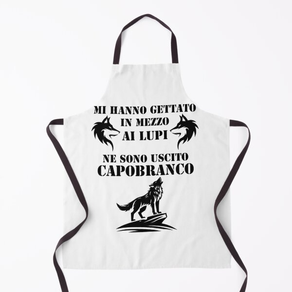 Item preview, Mi hanno gettato in mezzo ai lupi ne sono uscito capobranco white designed and sold by superpixus.