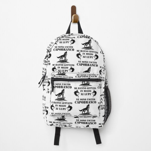 Item preview, Mi hanno gettato in mezzo ai lupi ne sono uscito capobranco white designed and sold by superpixus.