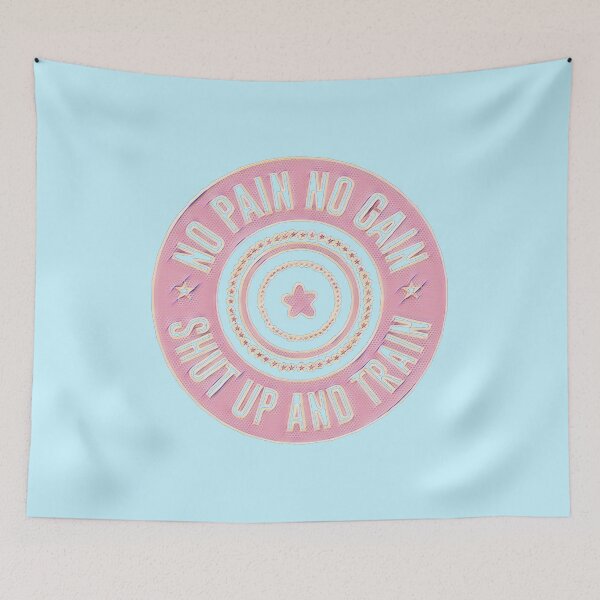 Item preview, No Pain No Gain - Motivational Quote Fitness #4 designed and sold by creativerooney.