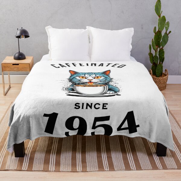 Item preview, Cat Caffeinated Since 1954 designed and sold by LegendaryDesigns.