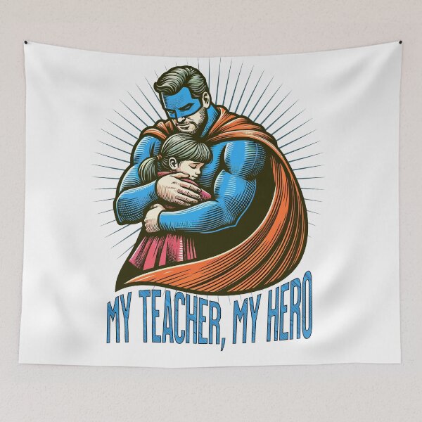 Item preview, My Teacher My Hero - Superhero Sir designed and sold by CyberWindow.