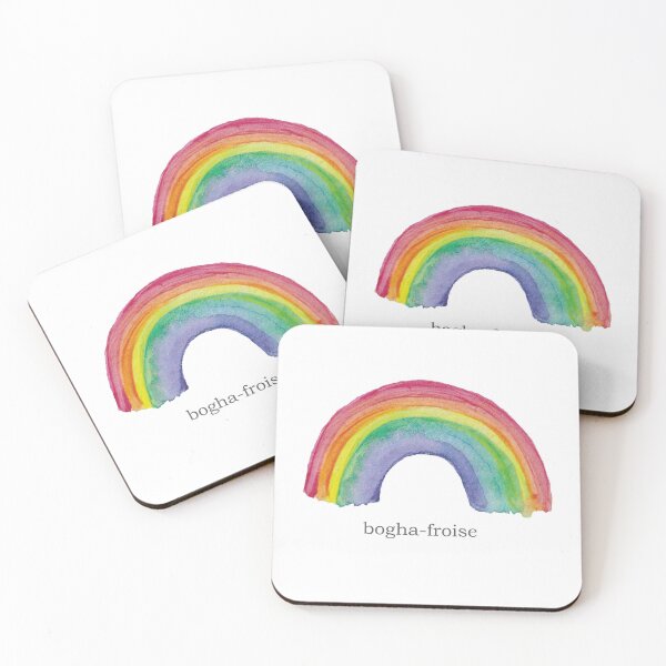 Item preview, painted rainbow/ bogha-froise with Scottish Gaelic (Gàidhlig) translation designed and sold by Mamaidh Made.