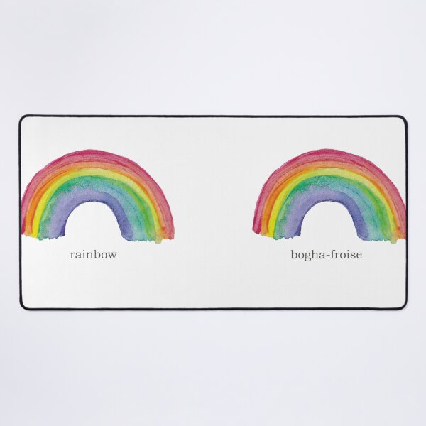 Item preview, painted rainbow/ bogha-froise with Scottish Gaelic (Gàidhlig) translation designed and sold by Mamaidh Made.