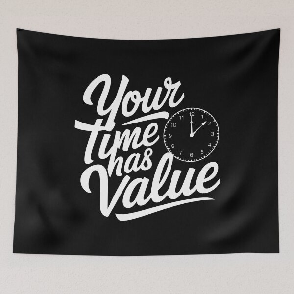 Item preview, Your Time Has Value Fair Pay Clock Wages Creative Freelancer Artist designed and sold by w1ckerman.
