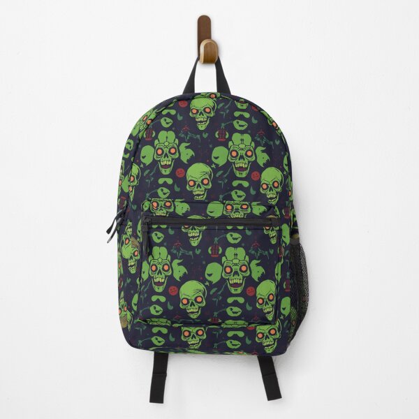 Item preview, Spooky Green Skull Pattern designed and sold by Vibes To VIsual.