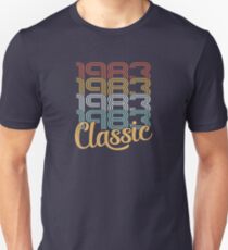 Vintage 1983 Retro Classic - 35 Birthday Slim Fit T-Shirt