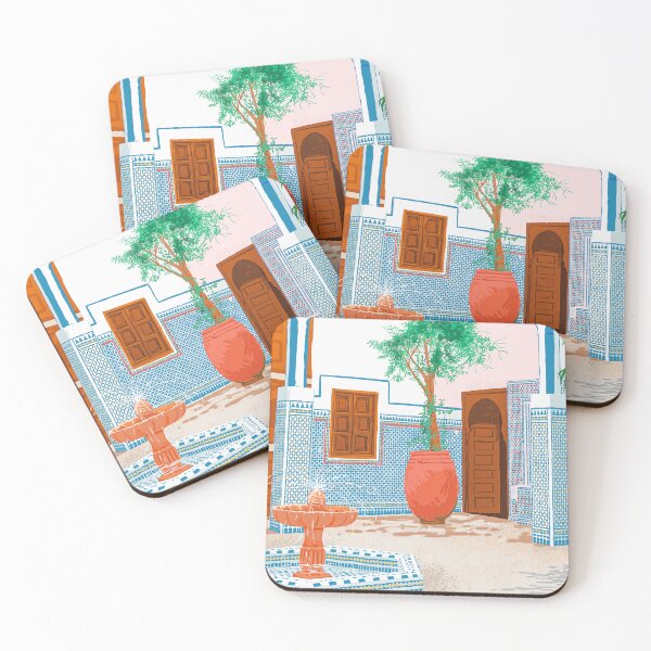 Item preview, Moroccan Villa #painting #illustration designed and sold by 83oranges.com.
