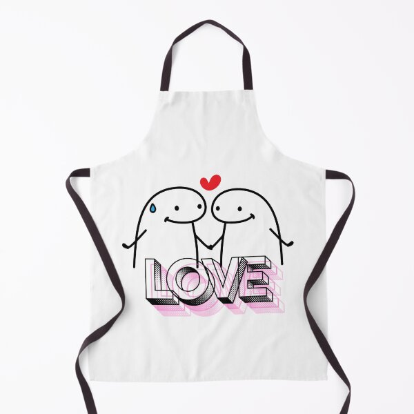 Item preview, Cute cartoon characters expressing love with heart and word LOVE designed and sold by Lucky-jl.