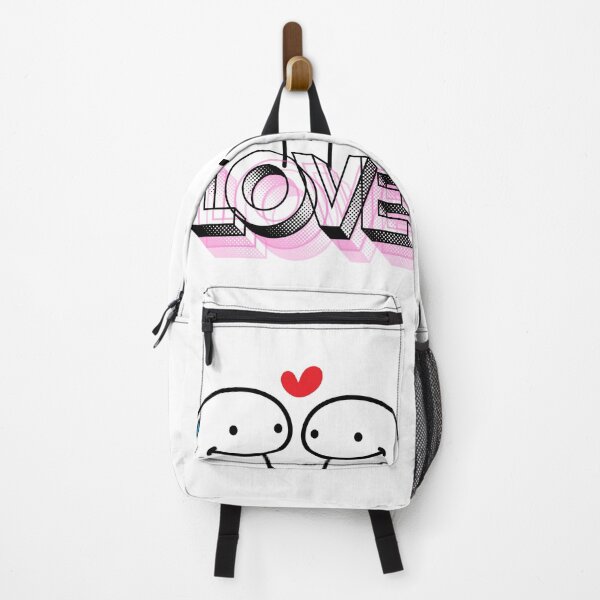 Item preview, Cute cartoon characters expressing love with heart and word LOVE designed and sold by Lucky-jl.