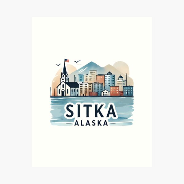 Item preview, Sitka Alaska designed and sold by HowToCanadian.
