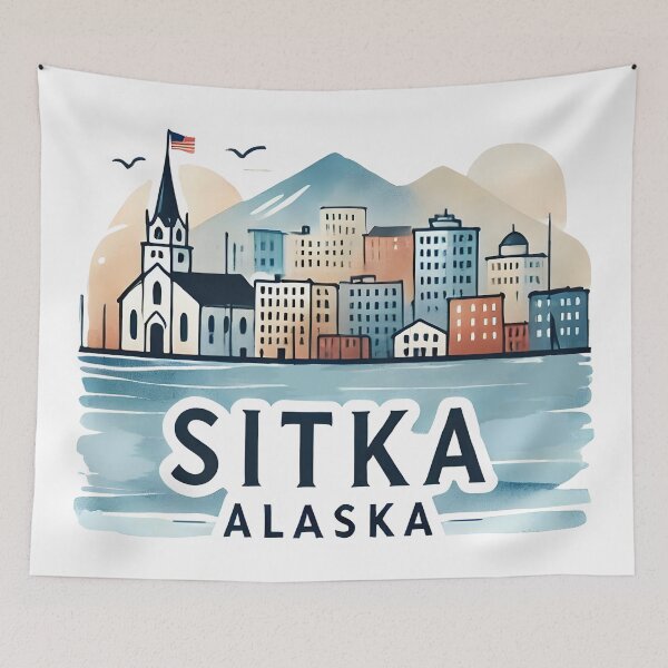 Item preview, Sitka Alaska designed and sold by HowToCanadian.