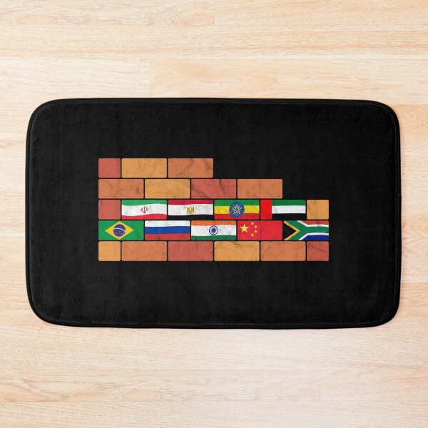 Item preview, BRICS+ Flags - Brics Wall Funny Distressed designed and sold by venomousvector.