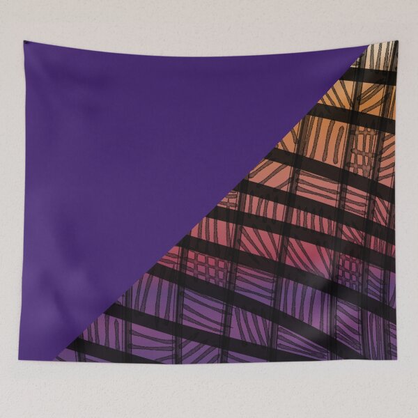 Item preview, Indigo and Sunset Triangles  designed and sold by JaygiesDesign.