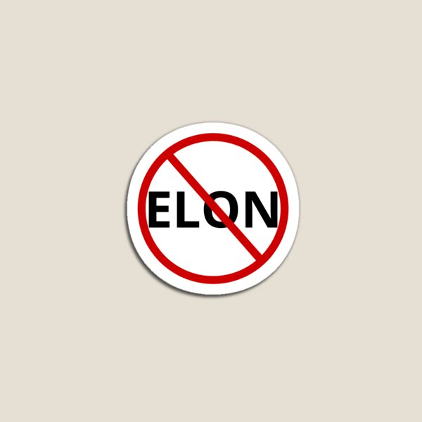 Vista previa del artículo con la obra «Anti Elon», diseñado y vendido por Trialloja.