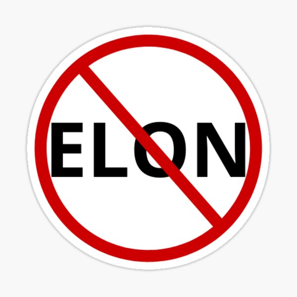 Item preview, Anti Elon designed and sold by Trialloja.