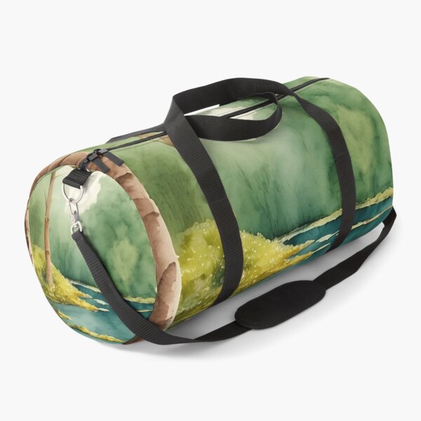 Item preview, Forest Lake in Spring Landscape Watercolor Painting | Watercolor Landscape | Watercolor Art | Watercolor Scenery designed and sold by UnhingedBird.