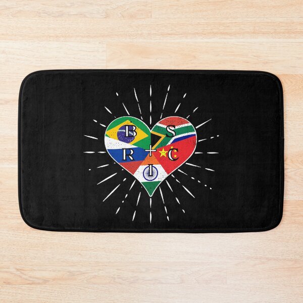 Item preview, BRICS+ Nations Flags Heart - I Love BRICS designed and sold by venomousvector.