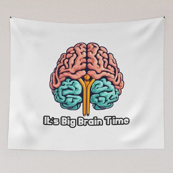 Item preview, It's Big Brain Time 2 designed and sold by Tom-Johnson.