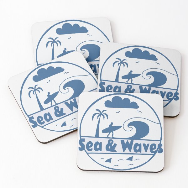 Item preview, Sea and waves, summer activities designed and sold by HippoInkStudio.