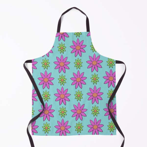 Item preview, blue background flower pattern designed and sold by lotus2lin.