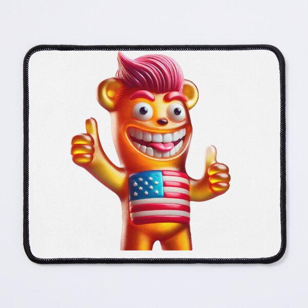 Item preview, Patriotic gummy bear with thumbs up designed and sold by MyArtworkStudio.
