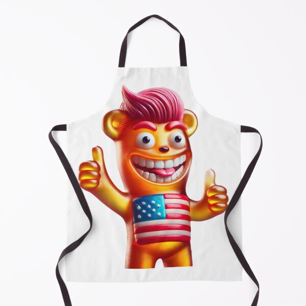 Item preview, Patriotic gummy bear with thumbs up designed and sold by MyArtworkStudio.